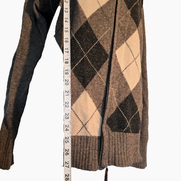 Vintage Argyle J Crew Size L - Picture 3 of 8